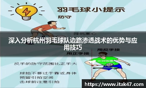 深入分析杭州羽毛球队边路渗透战术的优势与应用技巧